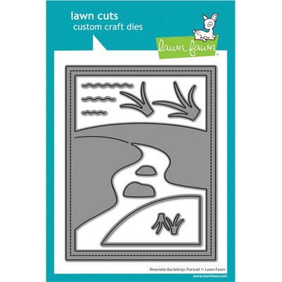 Lawn Fawn Lawn Cuts - Riverside Backdrop: Portrait